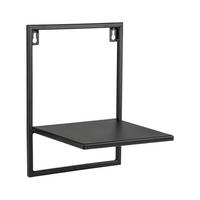WANDREGAL  - Schwarz, Design, Metall (22/20/30cm)