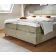 BOXSPRINGBETT 200/200 cm  in Hellgrün  - Schwarz/Hellgrün, KONVENTIONELL, Textil/Metall (200/200cm) - Dieter Knoll
