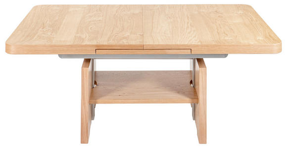 COUCHTISCH furniert, teilmassiv 110-150/70/56-75 cm rechteckig Eichefarben  - Eichefarben, KONVENTIONELL, Holzwerkstoff (110-150/70/56-75cm) - Venda