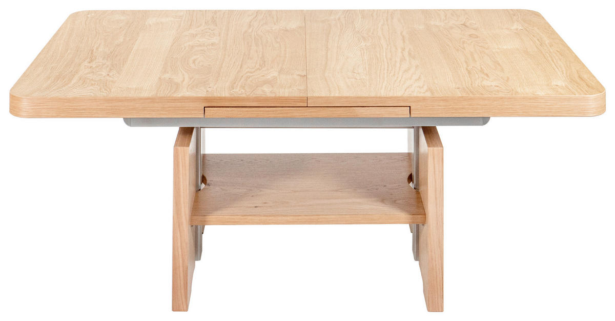 COUCHTISCH furniert, teilmassiv 110-150/70/56-75 cm rechteckig Eichefarben  - Eichefarben, KONVENTIONELL, Holzwerkstoff (110-150/70/56-75cm) - Venda