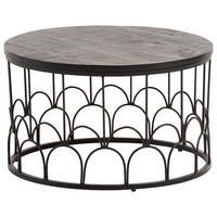 COUCHTISCH in Holz 60/36/60 cm  - Schwarz, Design, Holz/Metall (60/36/60cm) - MID.YOU