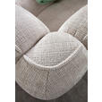 ECKSOFA in Chenille Creme  272/172 cm  - Creme/Schwarz, KONVENTIONELL, Kunststoff/Textil (272/172cm) - Carryhome