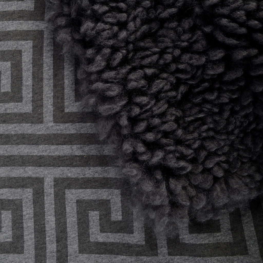 Thumbnail - Zoeppritz Decke Reborn Lamb Legacy, Grau, Dunkelgrau, Textil, 140x190 cm, Wohntextilien, Decken, Kuscheldecken