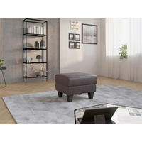 HOCKER in Textil Braun  - Wengefarben/Braun, Konventionell, Holz/Textil (58/48/58cm) - Sit & More