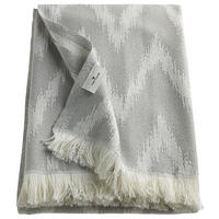 PLÄD 140/180 cm  - ljusgrå/cremefärgad, Klassisk, textil (140/180cm) - Tom Tailor