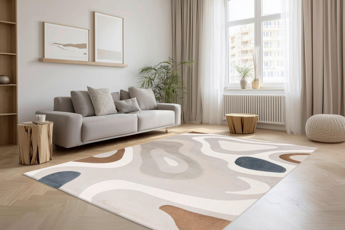 WEBTEPPICH 120/170 cm Bergamo Multicolor  - Multicolor, Design, Textil (120/170cm) - Batucci