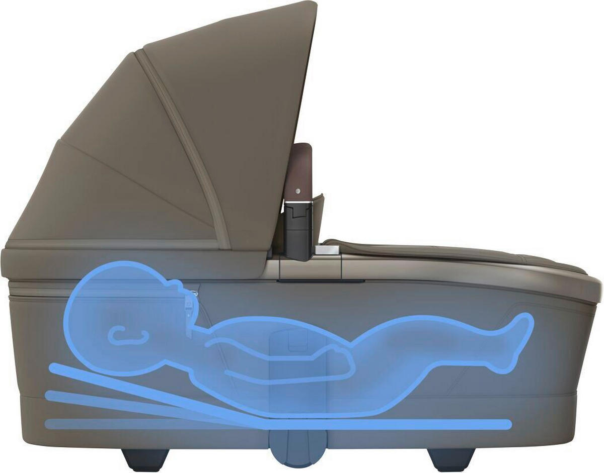 LIEGEWANNE Fame  - Braun, Basics, Kunststoff/Textil (42,5/64,5/87cm) - Maxi-Cosi