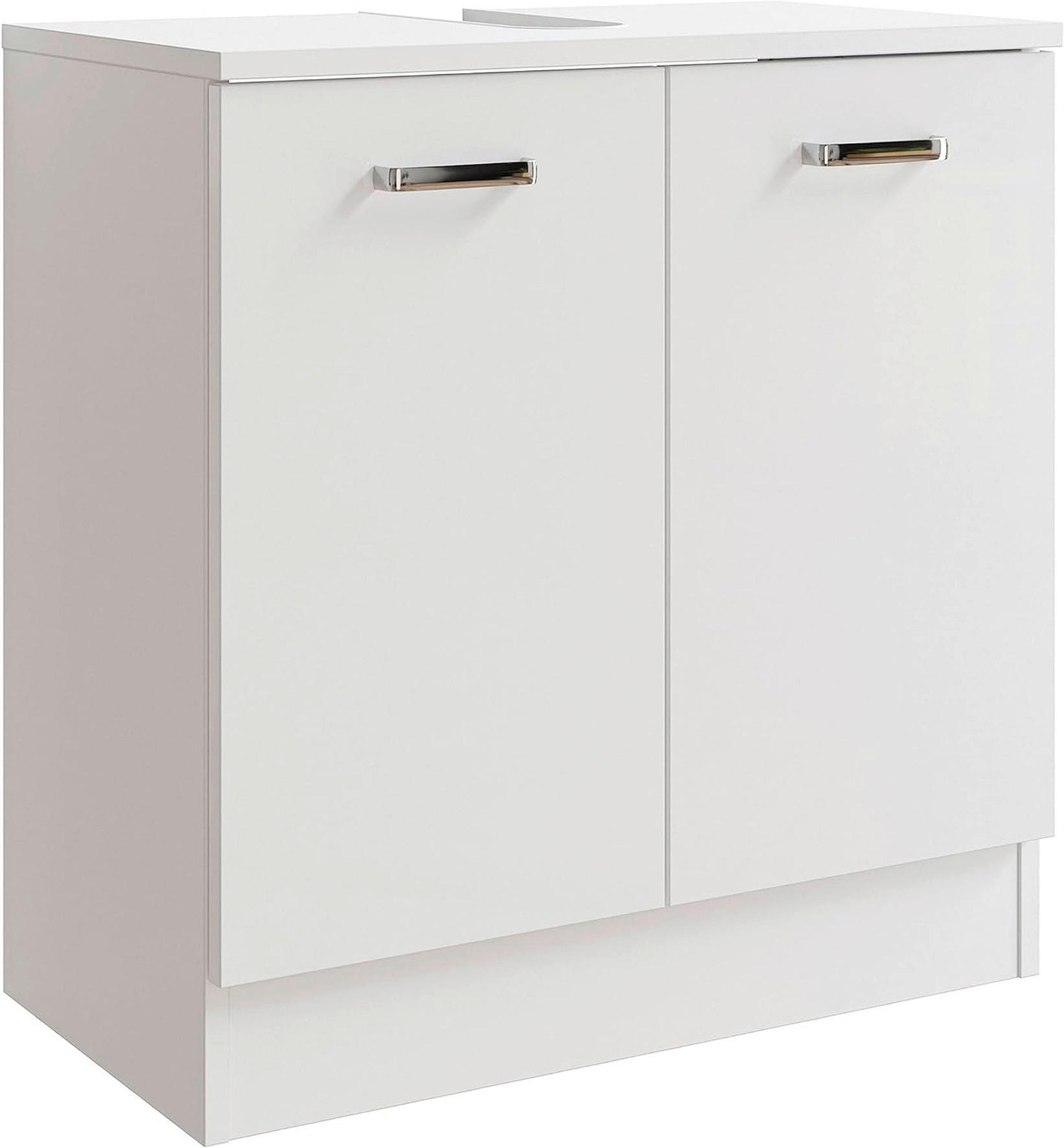 WASCHBECKENUNTERSCHRANK 60,2/62,4/33 cm  - Chromfarben/Weiß, Basics, Holzwerkstoff/Metall (60,2/62,4/33cm) - Pelipal