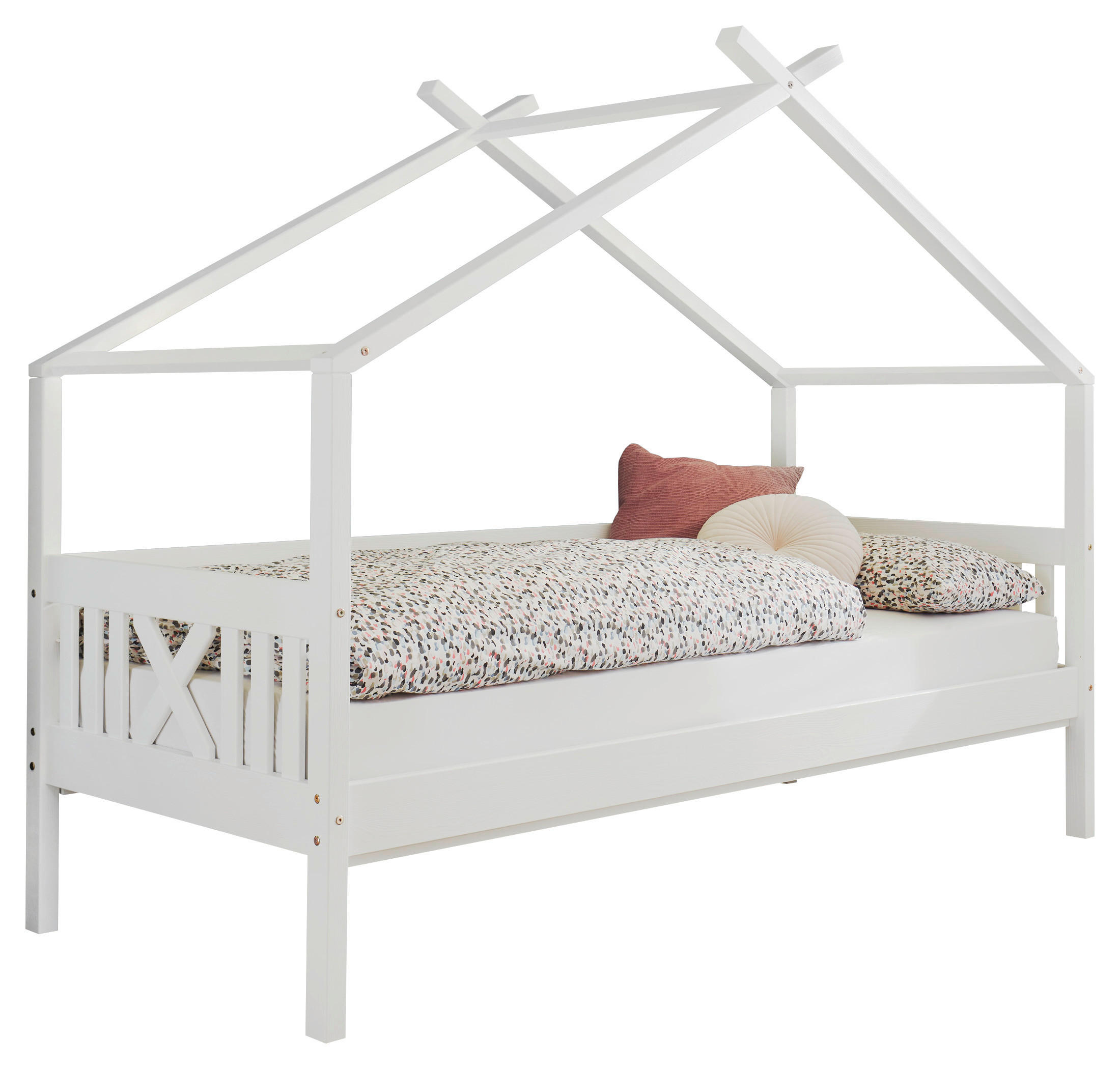 BARN-/JUNIORSÄNG 90/200 cm - vit, Klassisk, trä (90/200cm) - Stylife