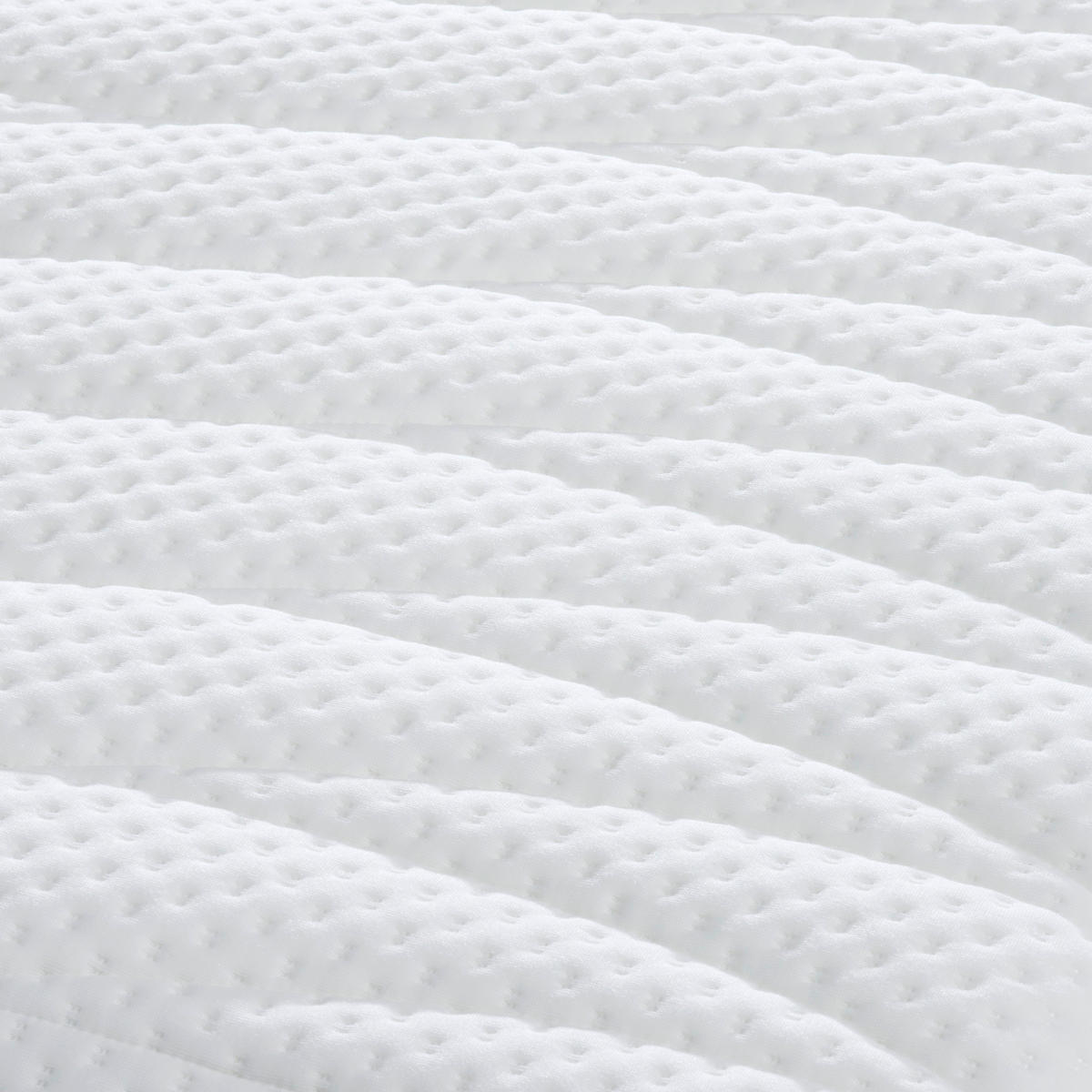 TOPPER 140/200 cm Höhe ca. 8 cm  - Weiss, Basics, Textil (140/200cm) - Elastica