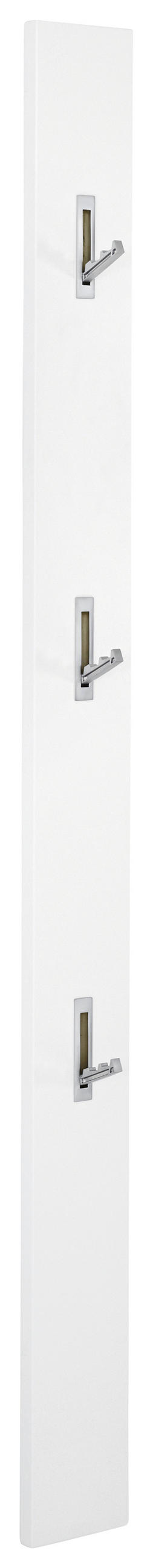 GARDEROBNI PANEL  bijela   drvo  - bijela, Design, drvo (14/170/3cm) - Novel
