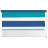 DOPPELROLLO    80/210 cm   - Blau/Weiß, Basics, Textil (80/210cm)
