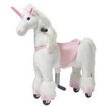 REITPFERD - Rosa/Weiß, Basics, Kunststoff/Textil (76/27/85cm) - My Baby Lou