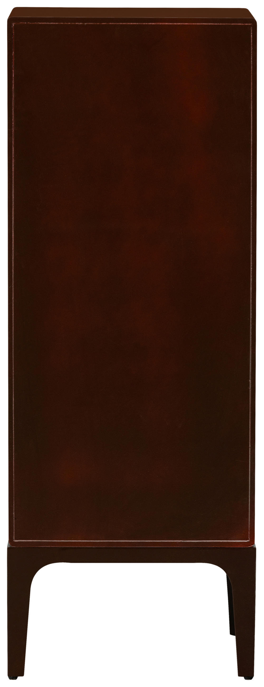 KOMMODE Merge, 44/120/45 cm, 6 Schublade(n)  - Rot/Braun, Design, Holz (44/120/45cm) - Livetastic