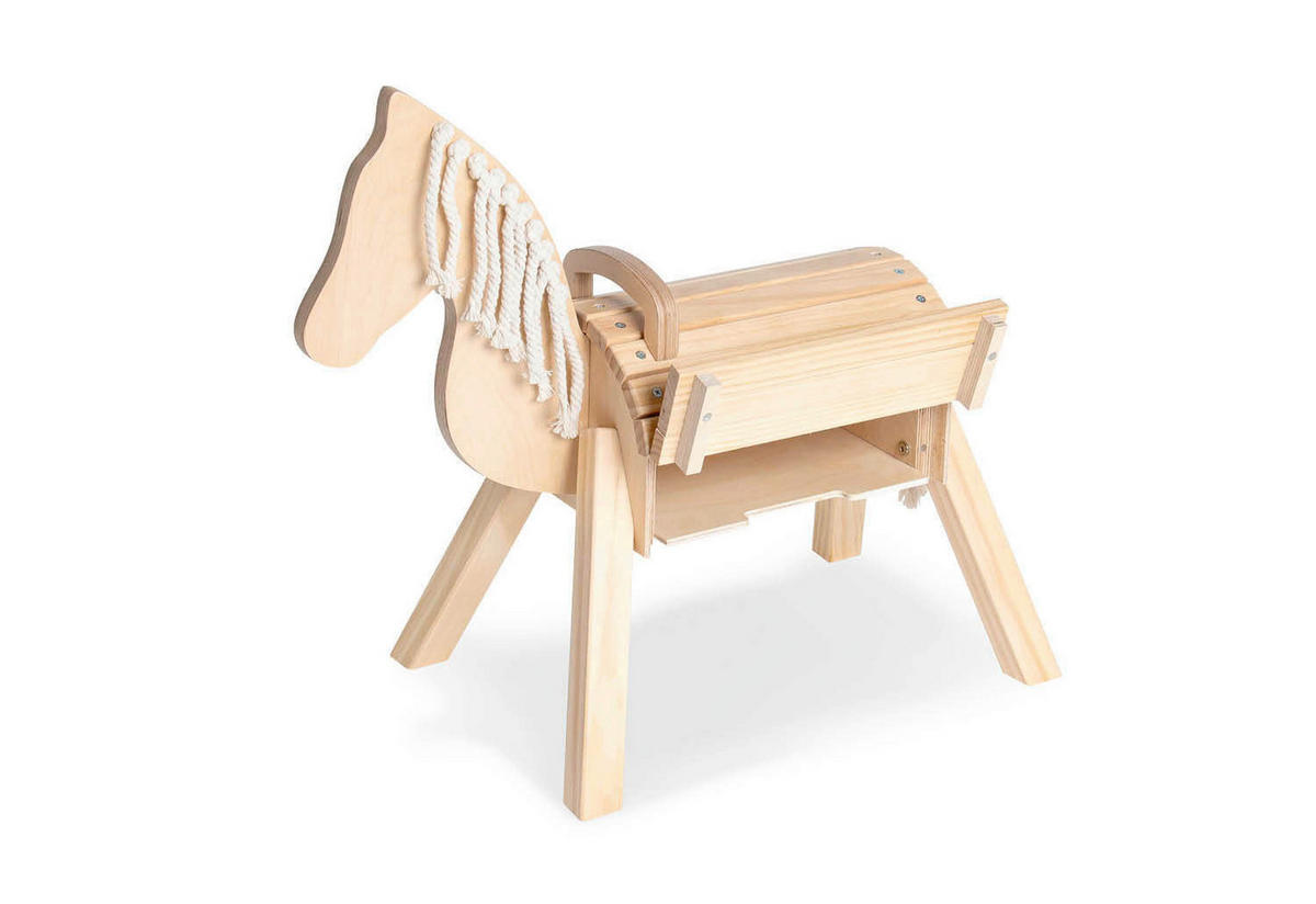 HOLZPFERD - Naturfarben, Basics, Holz (70/33/55cm) - Pinolino