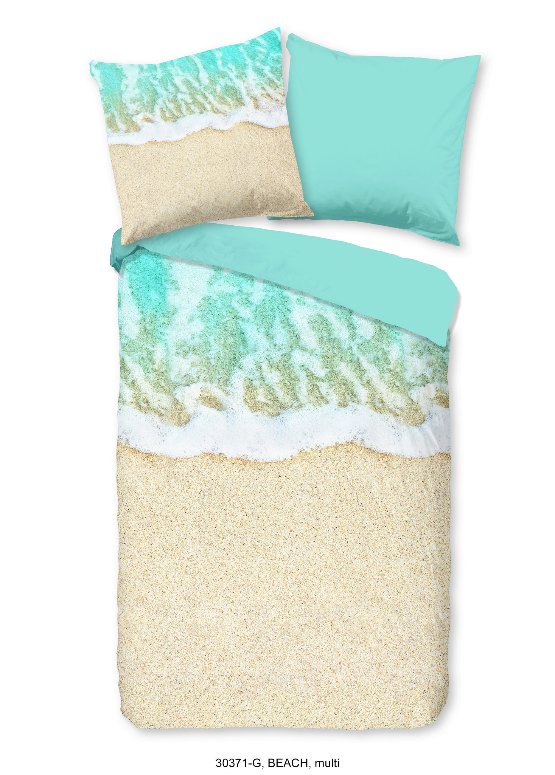 POSTELJINA S DVA LICA 140/200 cm  BEACH  - višebojno, Basics, tekstil (140/200cm) - Novel