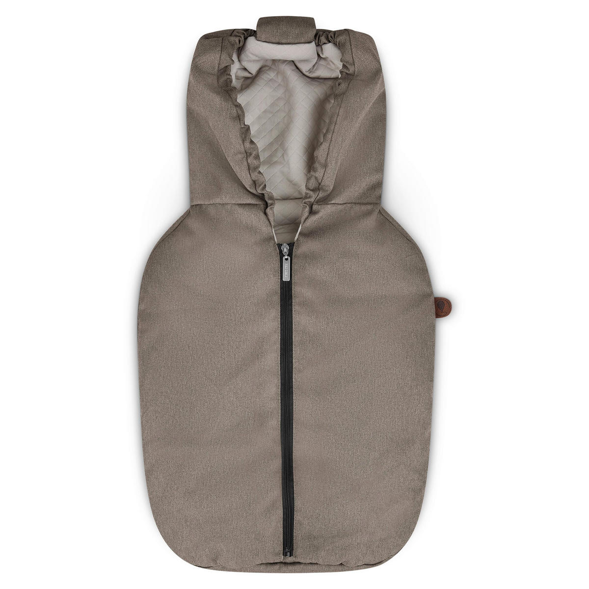 BABYSCHALEN-FUßSACK PURE  - Braun/Naturfarben, Basics, Textil (30/72/3cm) - ABC Design