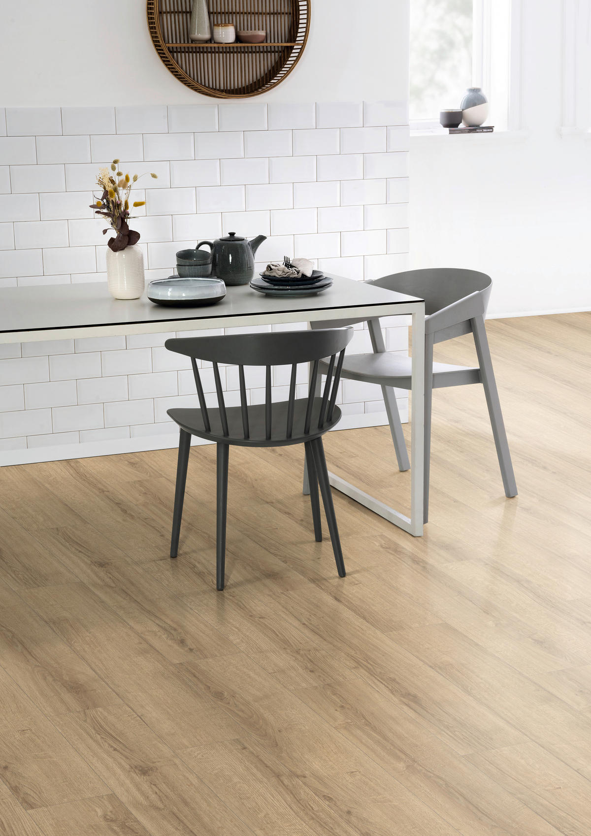 LAMINATBODEN Sherman Eiche EGGER Nature Sense Aqua  per  m² - Hellbraun/Eichefarben, KONVENTIONELL, Holzwerkstoff (129.2/19.3/1cm) - Egger Holzwerkstoffe