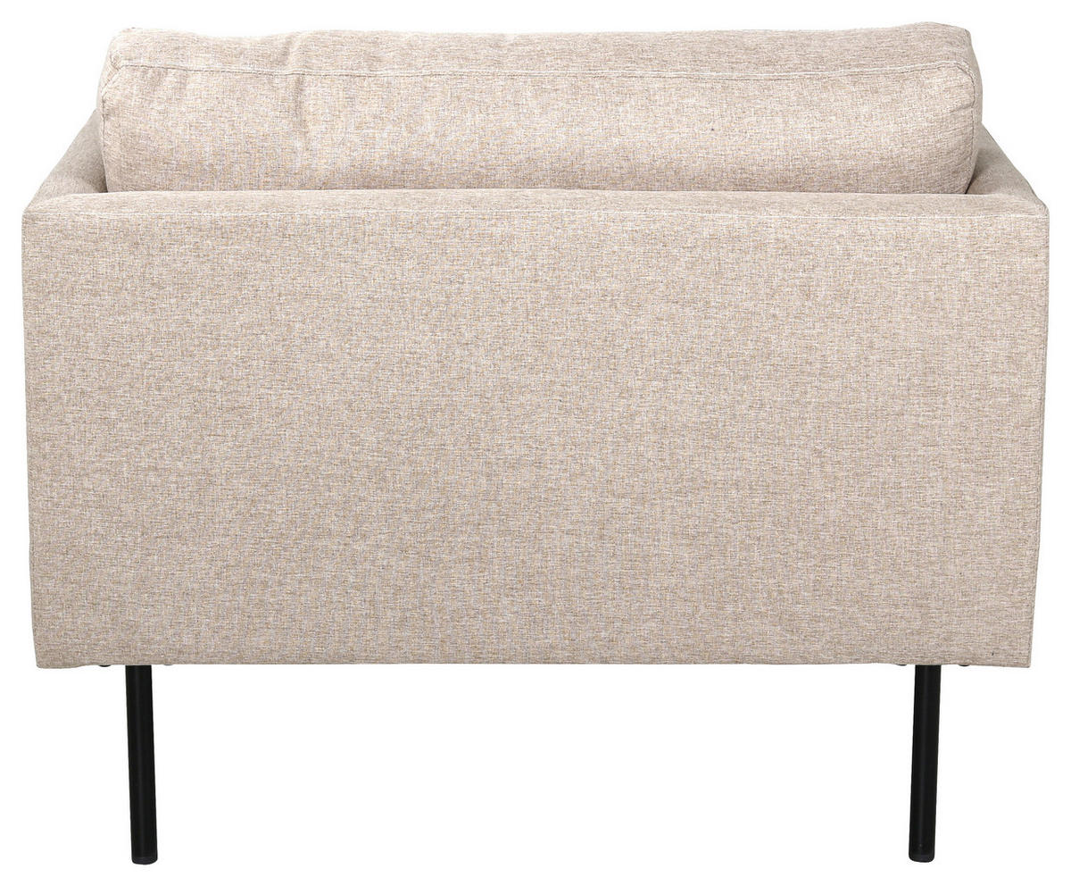 FÅTÖLJ i metall, textil  - Design, metall/textil (95/80/84cm) - Livetastic
