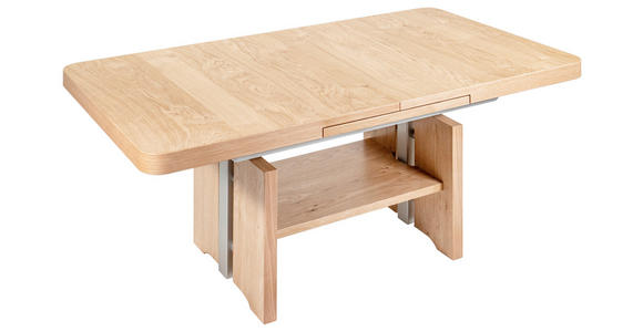 COUCHTISCH furniert, teilmassiv 110-150/70/56-75 cm rechteckig Eichefarben  - Eichefarben, KONVENTIONELL, Holzwerkstoff (110-150/70/56-75cm) - Venda