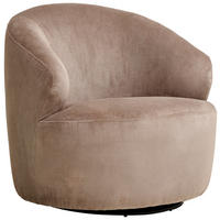 FÅTÖLJ i textil beige  - beige/svart, Design, metall/textil (80/76,5/80cm) - MID.YOU