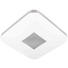 STROPNÍ LED SVÍTIDLO - bílá/barvy chromu, Basics, kov (33/33/8cm) - Novel STROPNÍ LED SVÍTIDLO - bílá/barvy chromu, Basics, kov (33/33/8cm) - Novel