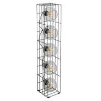 STEHLEUCHTE  15/130 cm   - Schwarz, Trend, Glas/Metall (15/130cm) - Näve