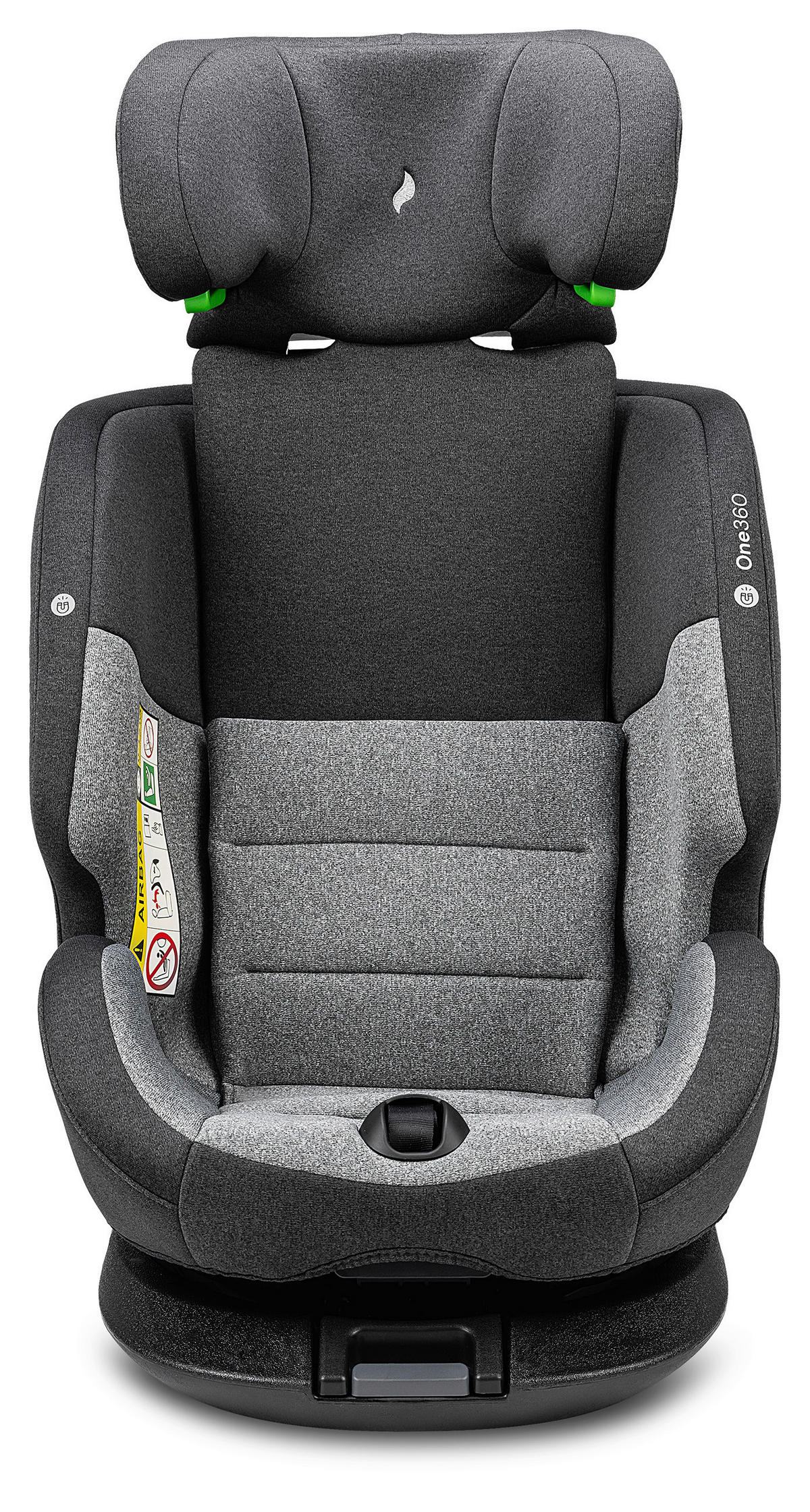 OTOČNÁ AUTOSEDAČKA - šedá/světle šedá, Basics, textil/plast (43/58/48cm) - Osann