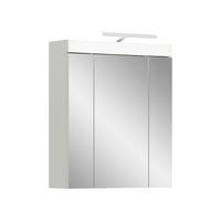 SPIEGELSCHRANK 60/70/18 cm  - Weiß, Trend, Glas/Holzwerkstoff (60/70/18cm) - MID.YOU