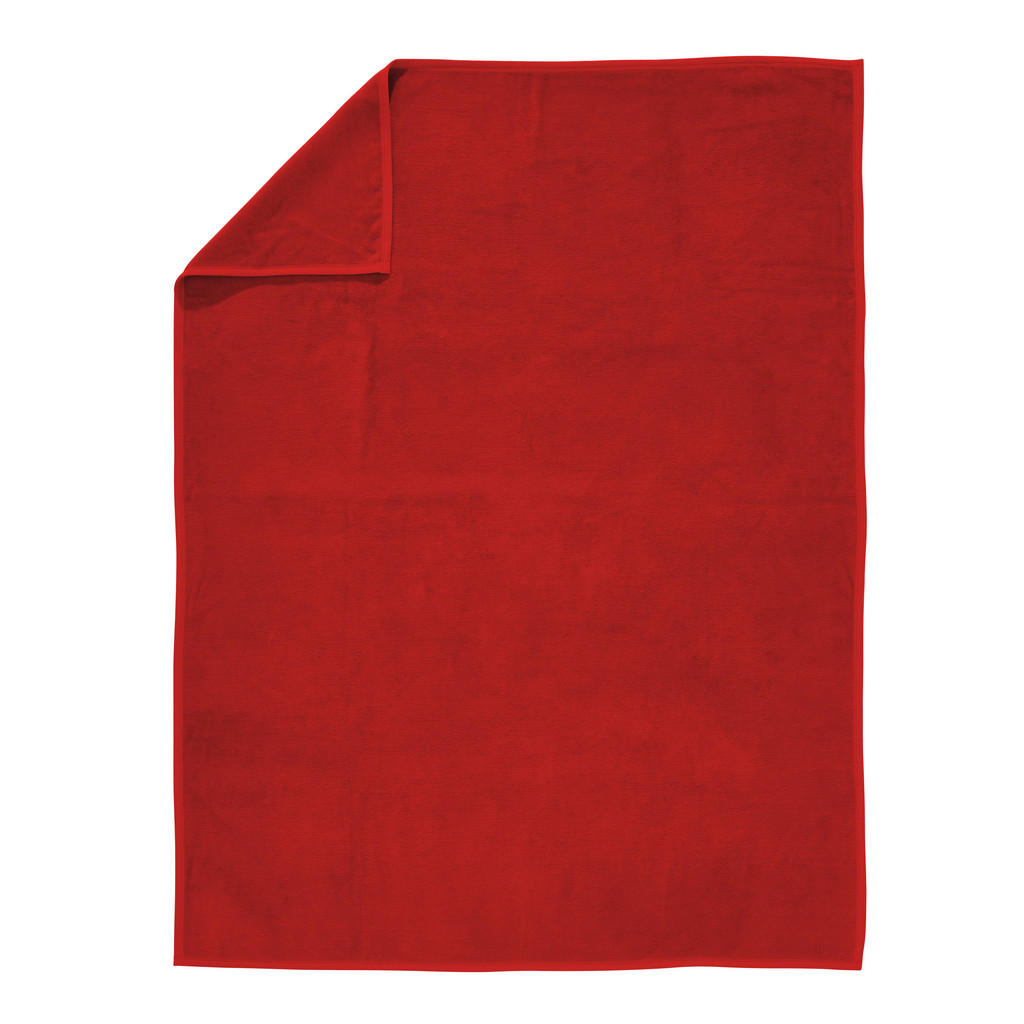 Novel PLÉD, bavlna, 150/200 cm - tmavě červená