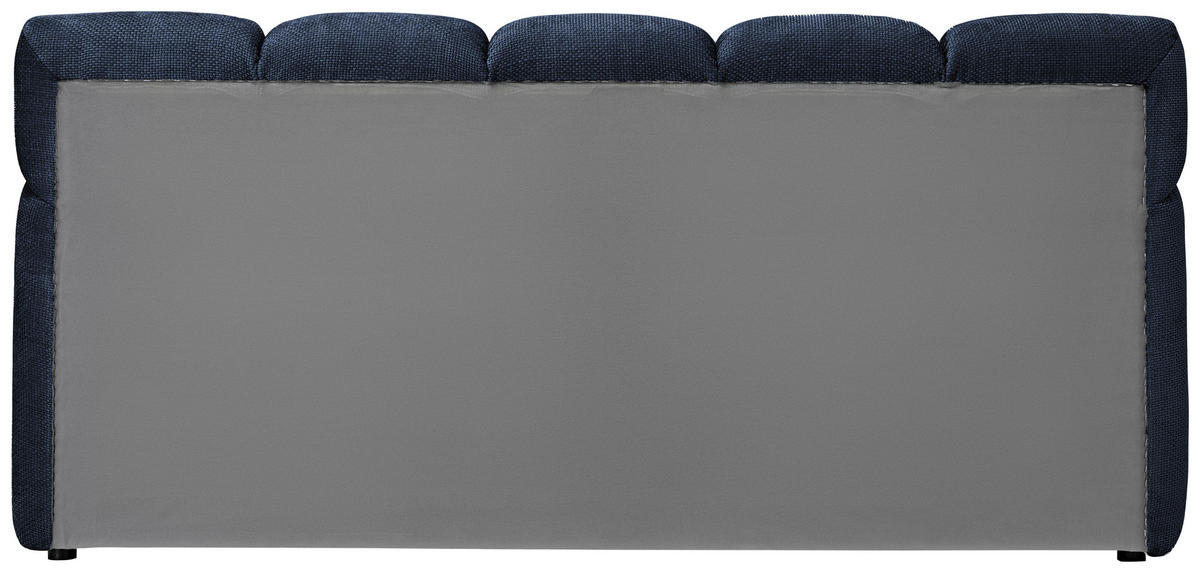 POLSTERBETT inkl. Bettkasten 160/200 cm  in Dunkelblau  - Schwarz/Dunkelblau, Design, Holz/Kunststoff (160/200cm) - Esposa
