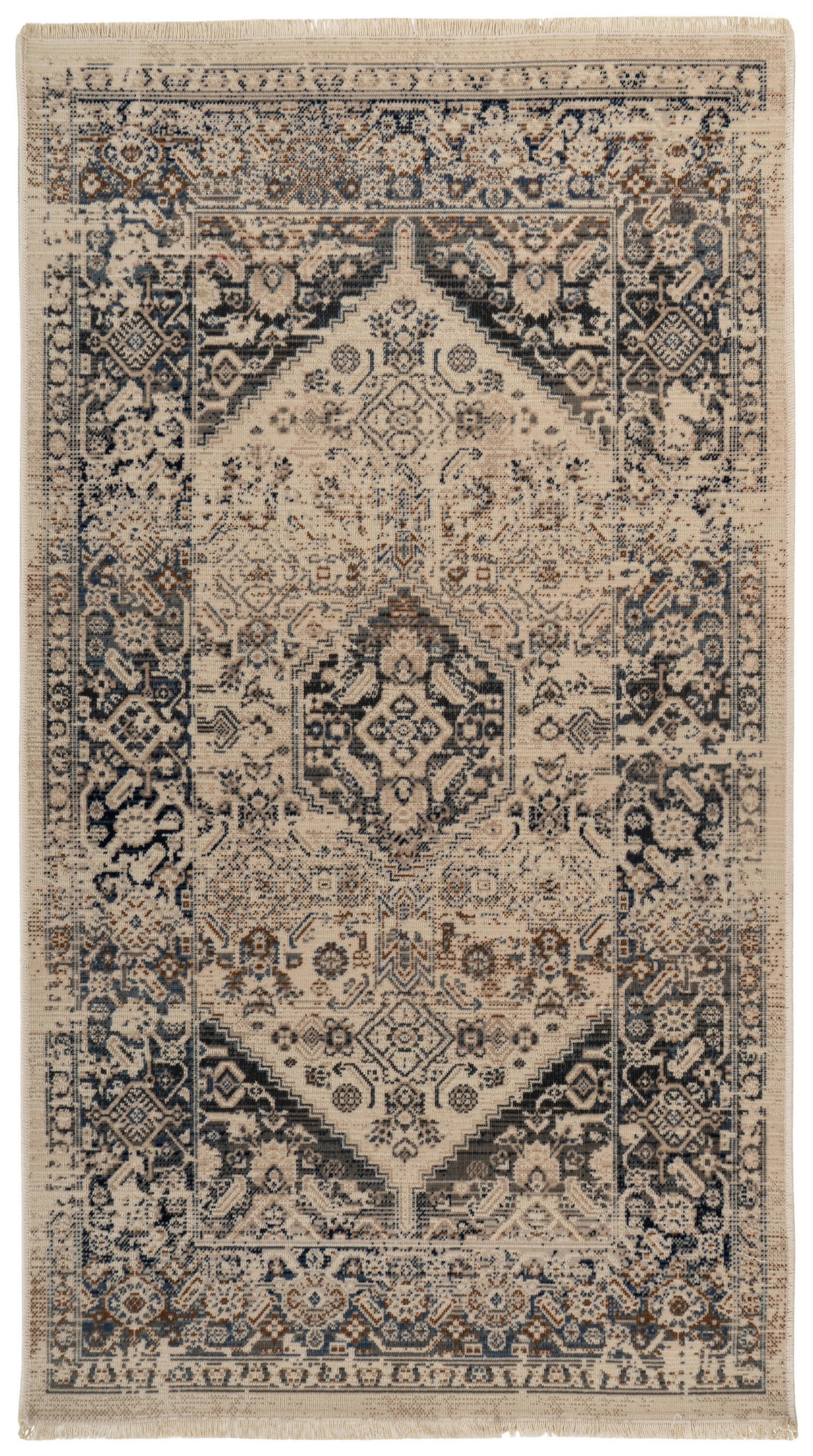 ORIENTTEPPICH 160/230 cm CHARU  - Blau, KONVENTIONELL, Textil (160/230cm)