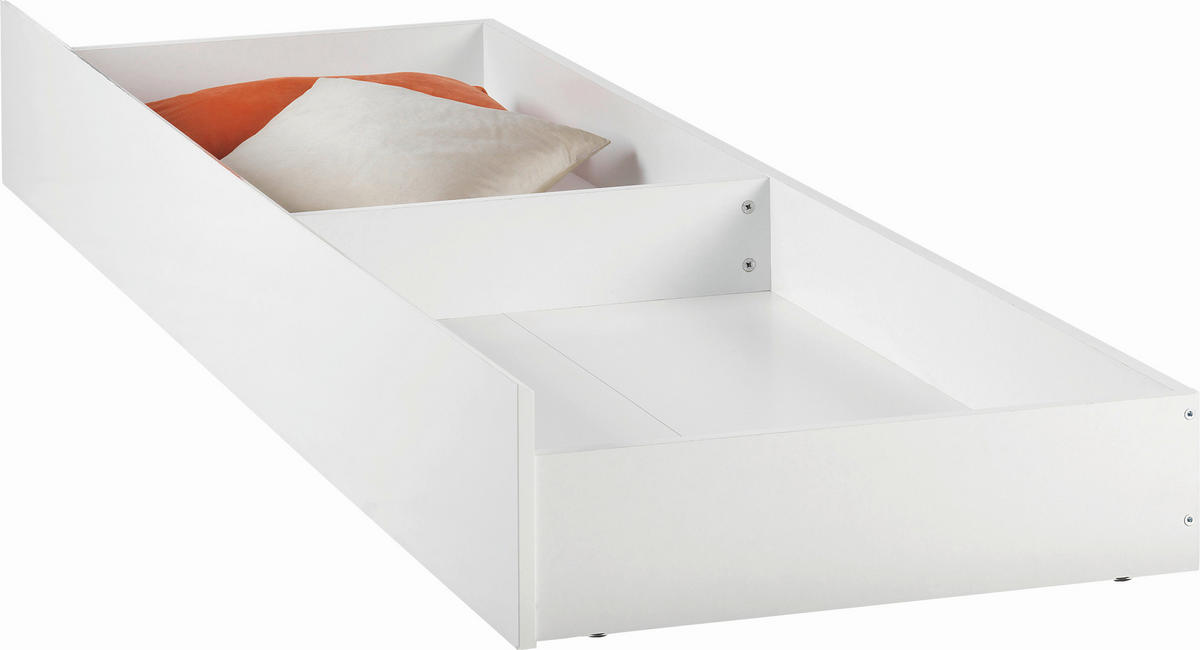 ÁGYNEMŰTARTÓ - fehér, Konventionell, műanyag/faalapú anyag (199/23/64cm) - Carryhome