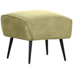 HOCKER in Textil Hellgrün  - Schwarz/Hellgrün, Design, Textil/Metall (60/49/53cm) - Landscape