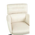 ARMLEHNSTUHL  Stoffauswahl, Sitzfläche 360° drehbar, automatische Rückholfunktion Webstoff  Beige  - Beige/Schwarz, Design, Textil/Metall (62/92/66cm) - Dieter Knoll