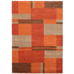 WEBTEPPICH 120/170 cm Palazzo Bloc Terracotta  - Terracotta, Design, Textil (120/170cm) - Novel