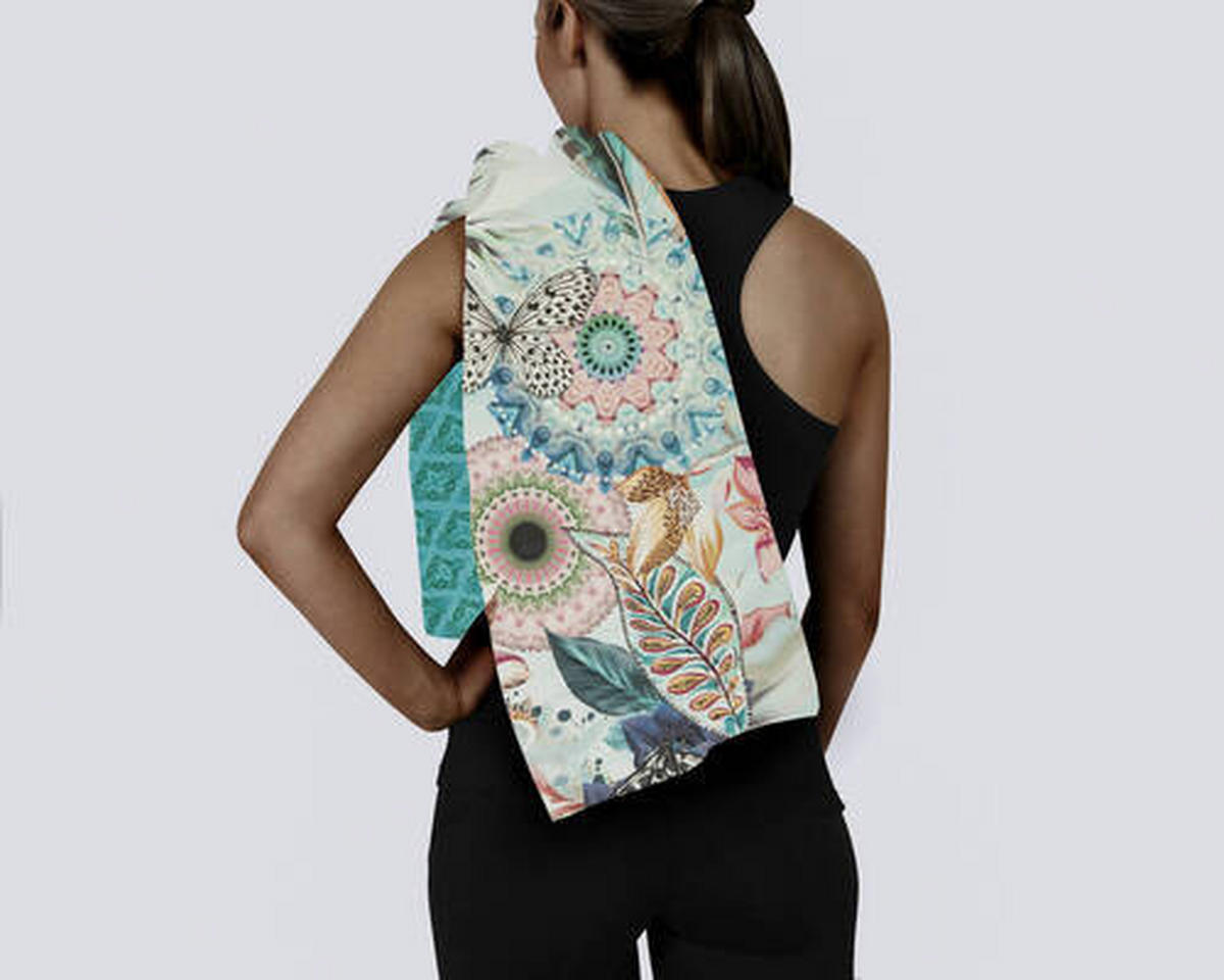 SPORTHANDTUCH 50/100 cm Multicolor  - Multicolor, Trend, Textil (50/100cm)