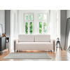 SCHLAFSOFA in Samt Schwarz, Weiß  - Schwarz/Weiß, Design, Holz/Textil (244/97/97cm) - MID.YOU