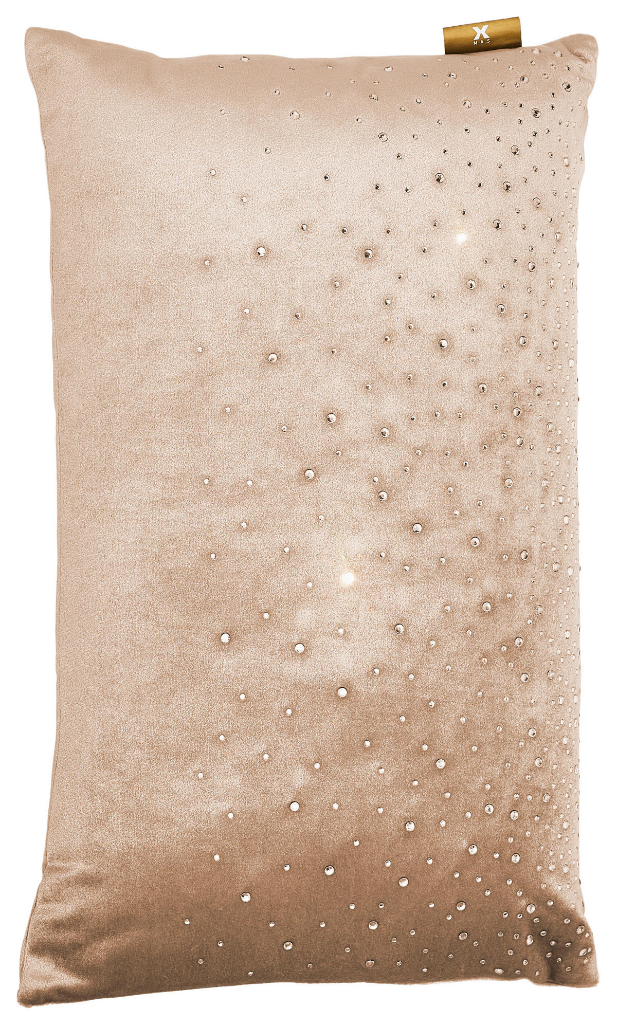 ZIERKISSEN   30/50 cm   - Beige/Rot, LIFESTYLE, Textil (30/50cm) - X-Mas