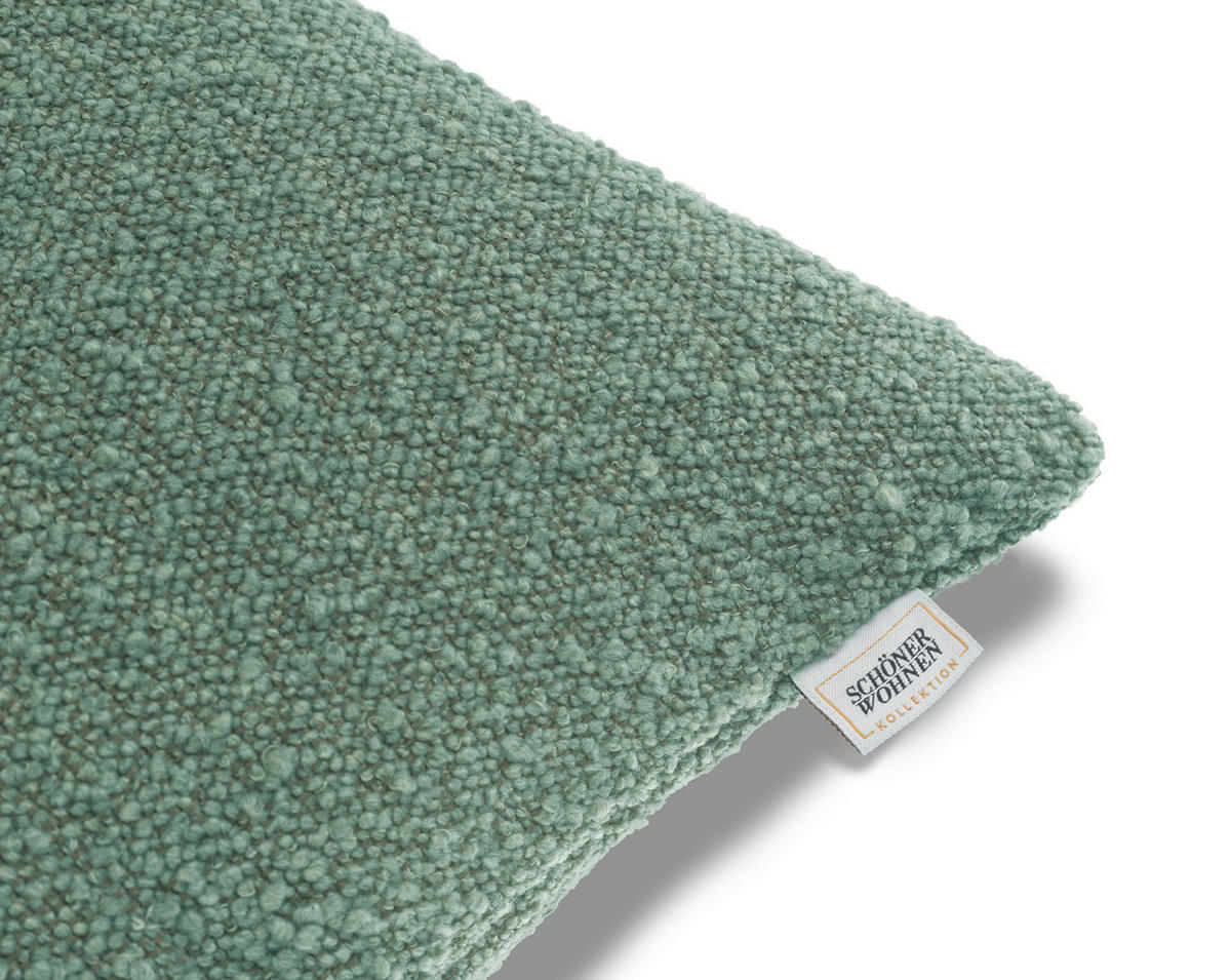 KISSENHÜLLE SW-BAY 43/43 cm  - Salbeigrün, Basics, Textil (43/43cm) - Schöner Wohnen