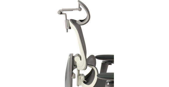 DREHSTUHL  in Netzbespannung Grau  - Grau, MODERN, Kunststoff/Textil (72,5/109-118/73cm) - Novel