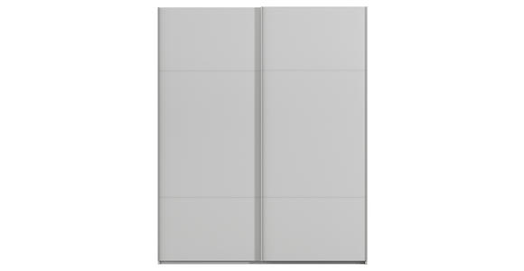 SCHWEBETÜRENSCHRANK 162/223/68 cm 2-türig Grau - Grau, KONVENTIONELL, Holzwerkstoff/Metall (162/223/68cm) - Novel
