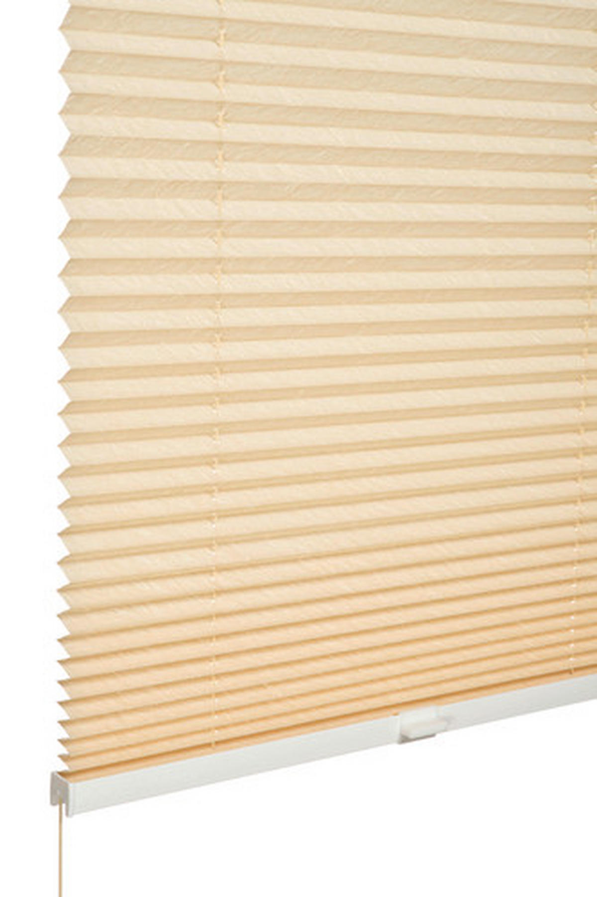 PLISSEE  blickdicht  80/130 cm    - Beige, Basics, Textil (80/130cm) - Schöner Wohnen