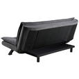 SCHLAFSOFA in Textil Dunkelgrau  - Dunkelgrau/Schwarz, Design, Textil/Metall (196/91/98cm) - Carryhome