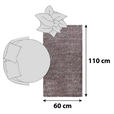 HOCHFLORTEPPICH 60/110 cm Enjoy  - Rosa, KONVENTIONELL, Textil (60/110cm) - Novel