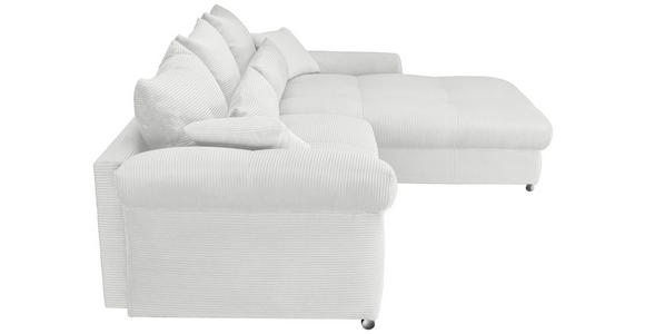 ECKSOFA Naturfarben Cord Zierkissen, Rückenkissen, Rücken echt  - Chromfarben/Naturfarben, KONVENTIONELL, Textil/Metall (335/225cm) - Carryhome