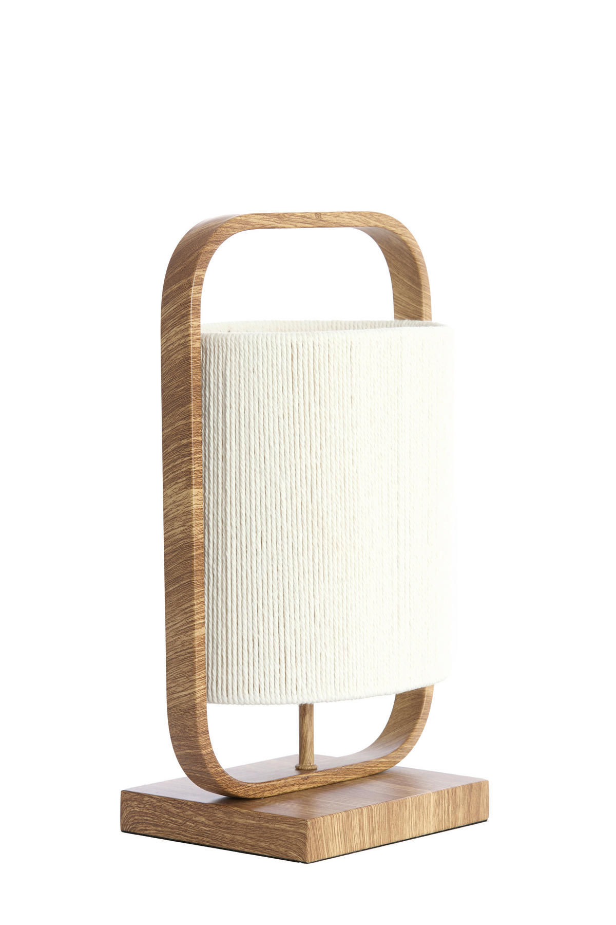 TISCHLEUCHTE Lecce 15/37,5/22,5 cm  - Braun, Design, Kunststoff/Textil (15/37,5/22,5cm) - Light & Living