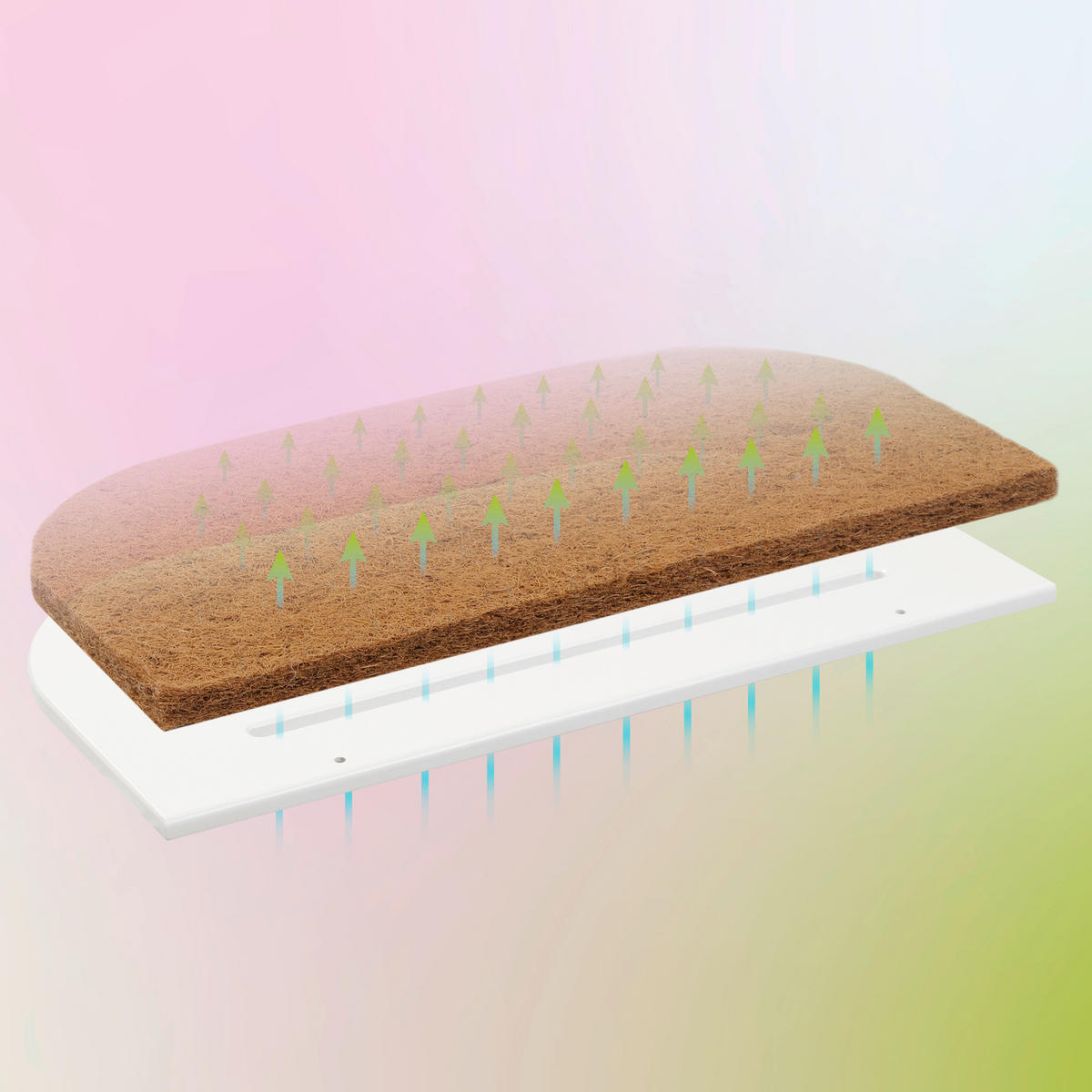 BEISTELLBETTMATRATZE  105/57,50 cm    - Basics, Textil (105/57,50cm) - Babybay