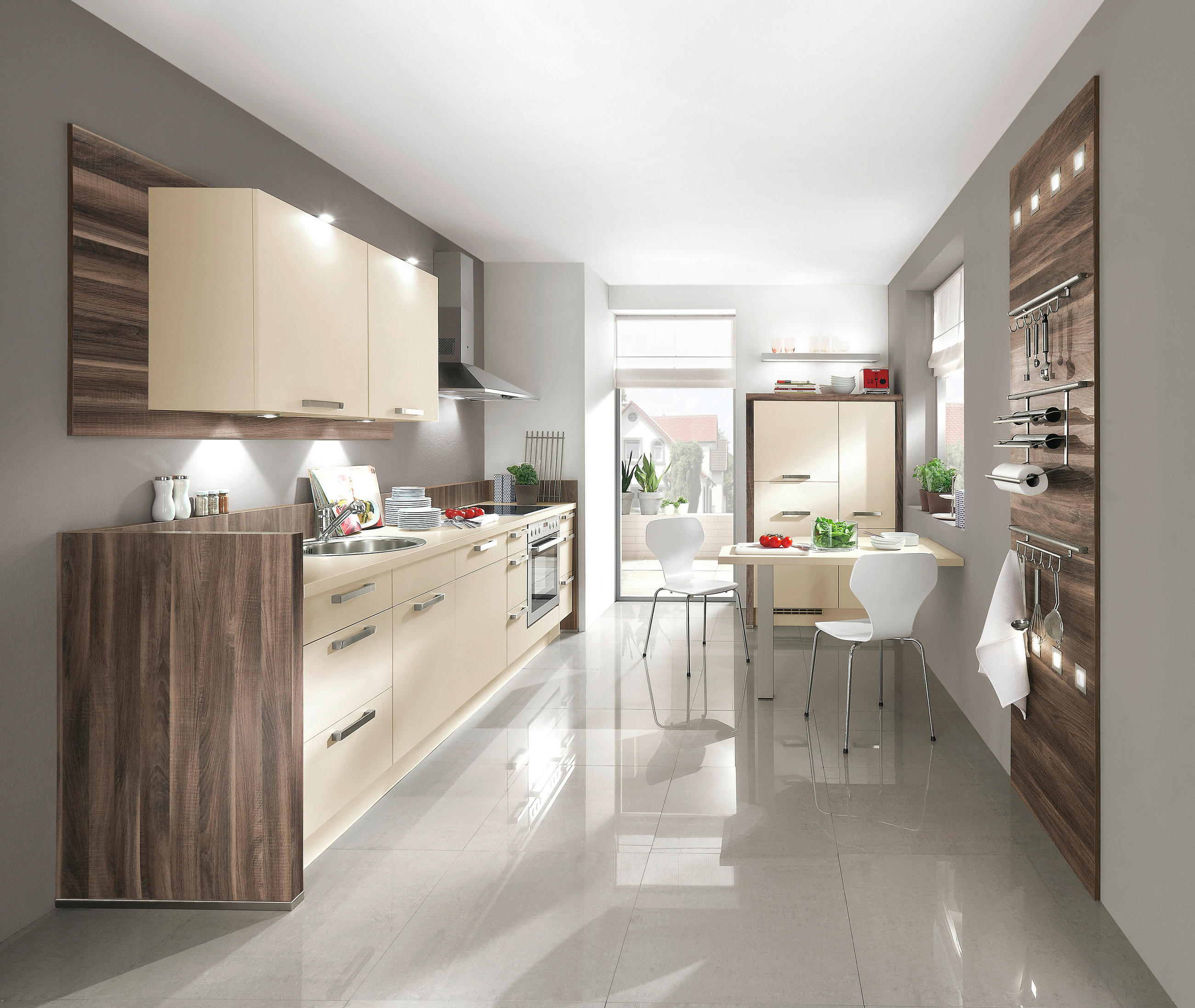EINBAUKÜCHE   - Design, Holzwerkstoff - Celina