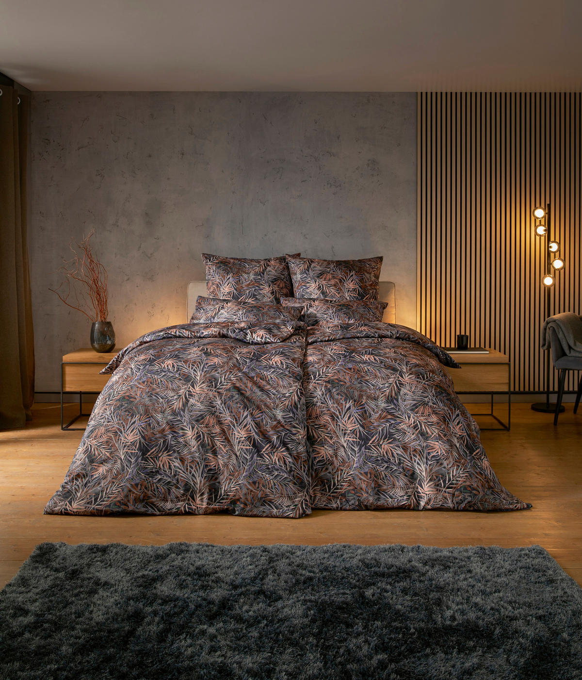 BETTWÄSCHE Atelier Makosatin 135/200 cm  - Braun, Basics, Textil (135/200cm) - Estella